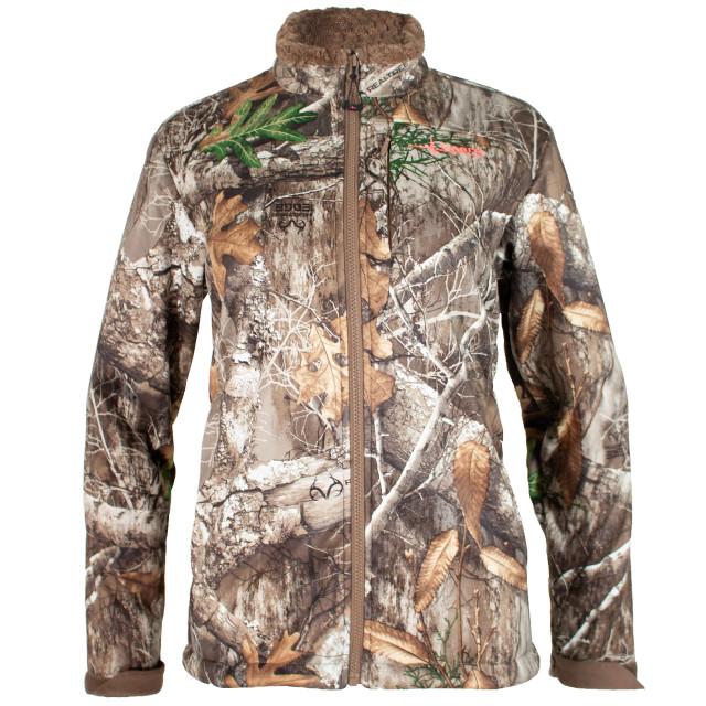 realtree Habit Women's Early Dawn Sherpa Shell Fleece Lined Hunting Jacket | Realtree EDGE