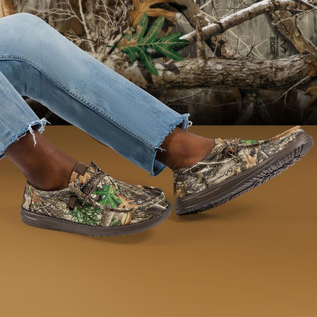 Realtree Hey Dude Unisex Wally Camo Shoes | Realtree EDGE