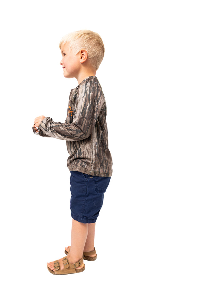 Realtree Kid's Crew Long Sleeve Camo Poly Shirt | Realtree Legacy