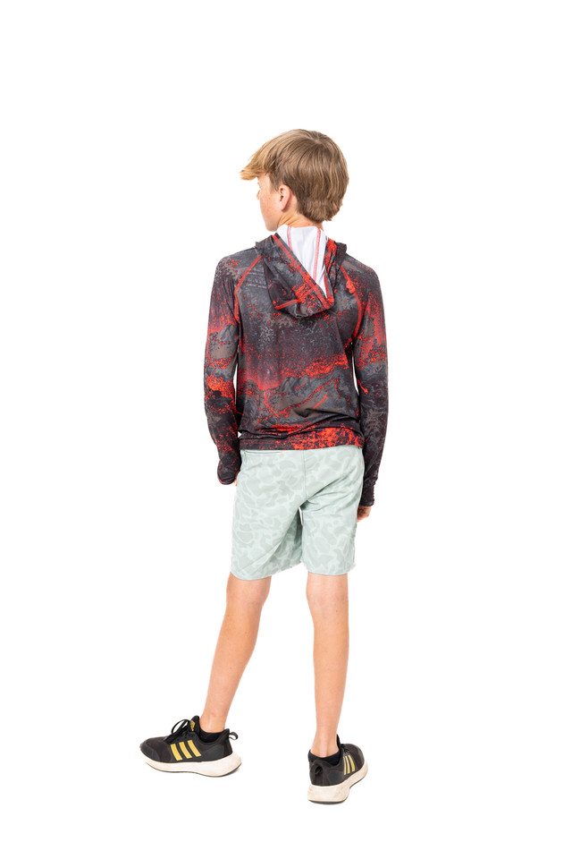 Realtree Kid's Hooded Lava Poly Shirt | Realtree XTREME