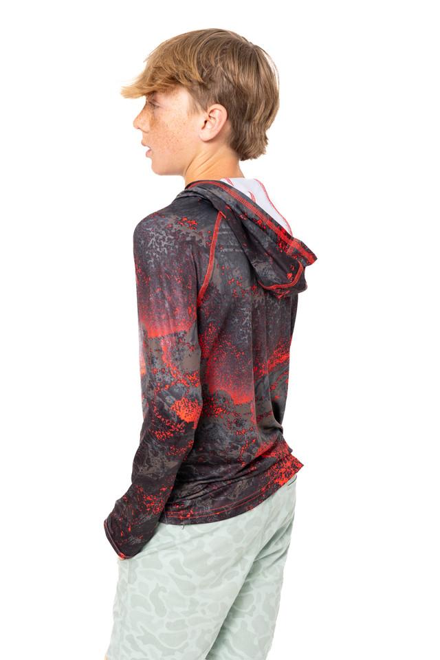 Realtree Kid's Hooded Lava Poly Shirt | Realtree XTREME