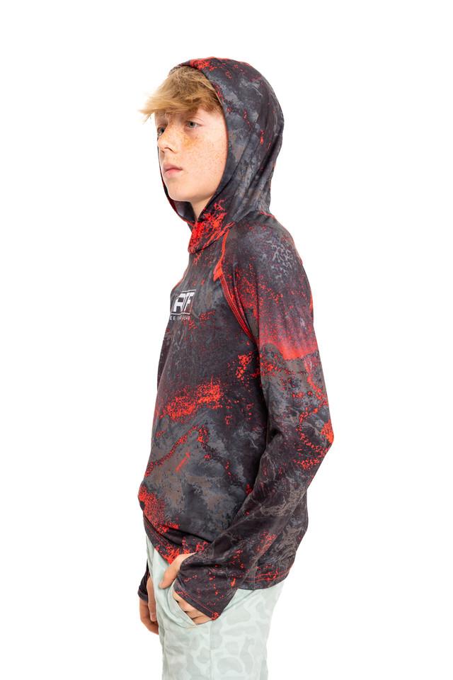 Realtree Kid's Hooded Lava Poly Shirt | Realtree XTREME