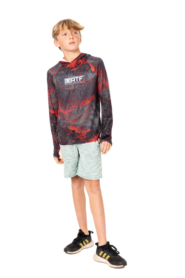 realtree Kid's Hooded Lava Poly Shirt | Realtree XTREME