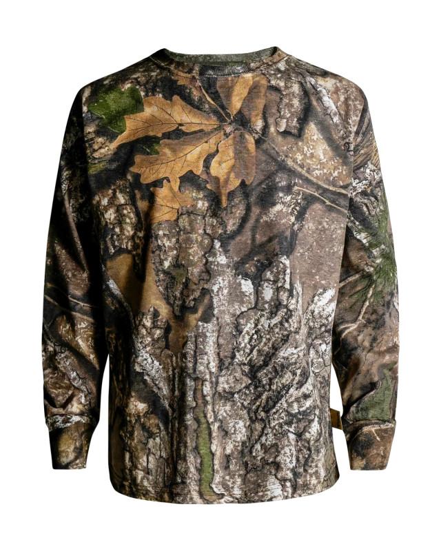 realtree King's Camo Kids Classic Long Sleeve Hunting T-shirt | Realtree APX
