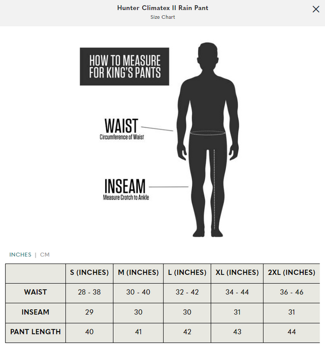 Realtree King's Camo Men's Climatex II Rainwear Hunting Pant | Realtree EDGE