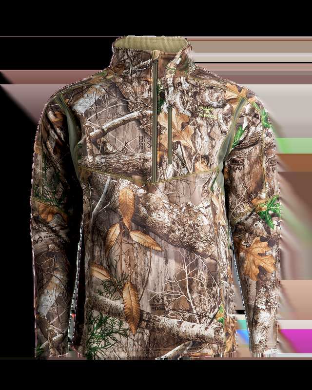 realtree King's Camo Men's Hunter 1/4 Zip Pullover Camo Jacket | Realtree EDGE