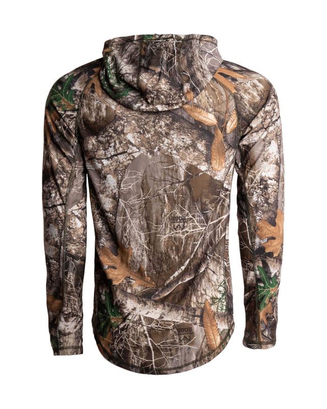 Realtree King's Camo Men's XKG Elevation 1/4 Zip Hunting Hoodie | Realtree EDGE