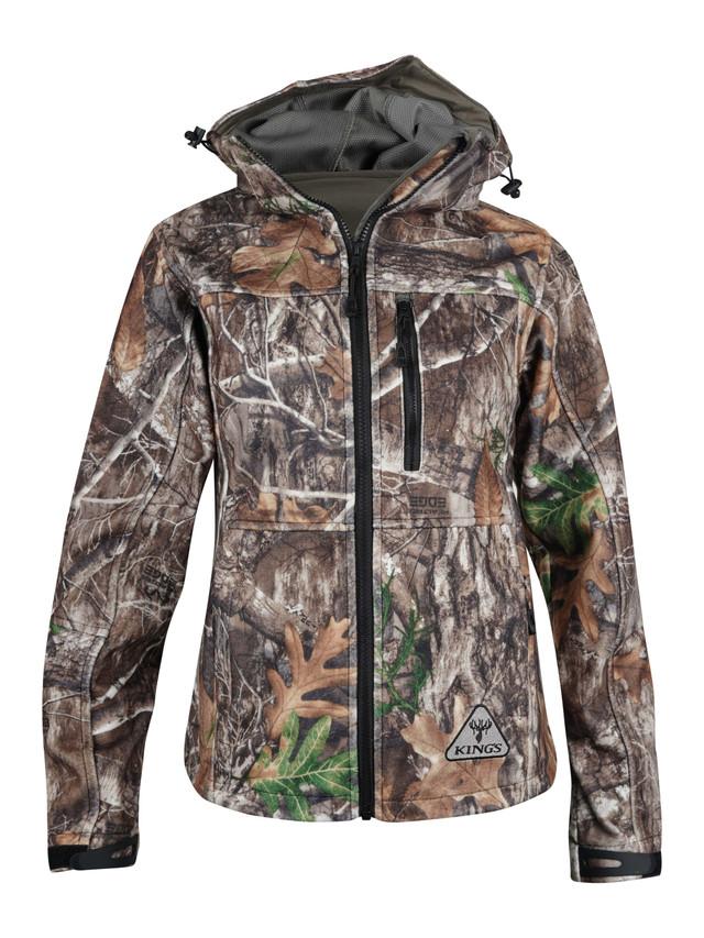 realtree King's Camo Women's Wind-Defender Pro Fleece Hunting Jacket | Realtree EDGE