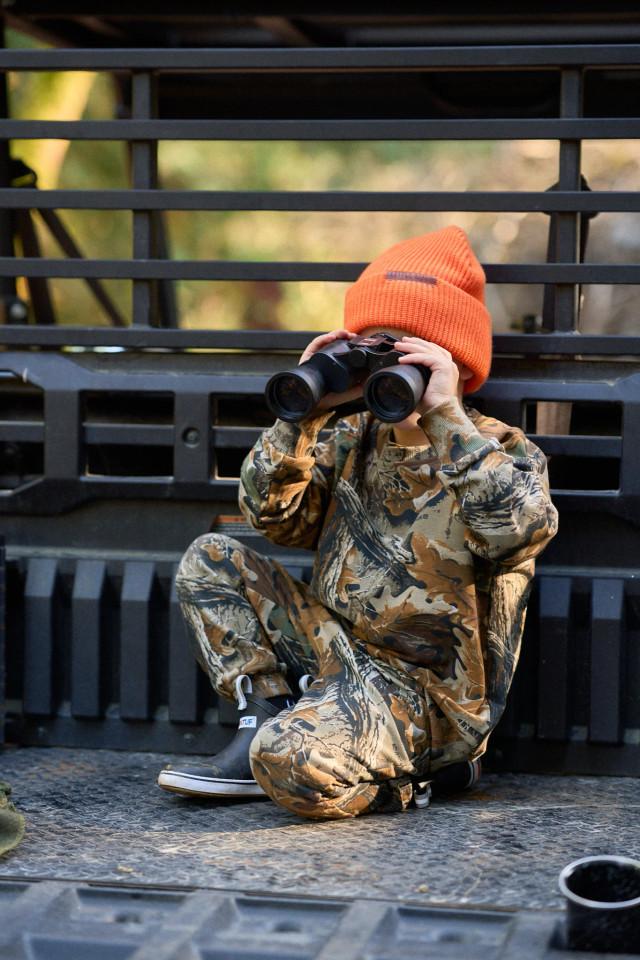 Realtree Little Bipsy Kid's Camo Long Sleeve Crewneck T-Shirt | Realtree Advantage Classic