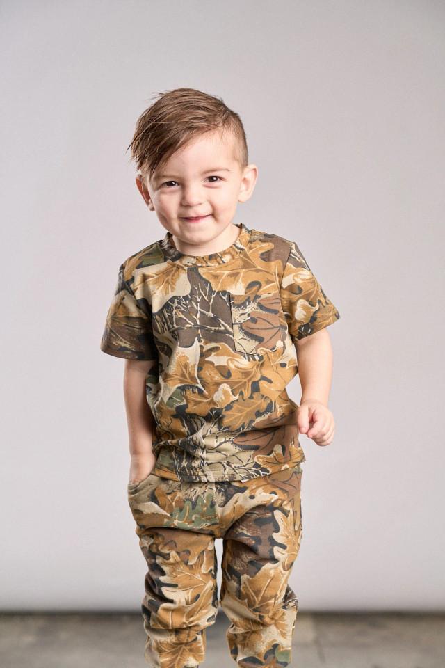 Realtree Little Bipsy Kid's Camo Short Sleeve Crewneck T-Shirt | Realtree Advantage Classic