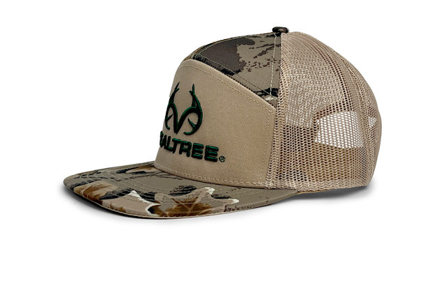Realtree Lost Hat Co. Unisex Green Antler Logo SA7AGE Camo Hat | Realtree Advantage Classic