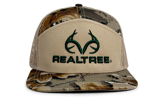 realtree Lost Hat Co. Unisex Green Antler Logo SA7AGE Camo Hat | Realtree Advantage Classic