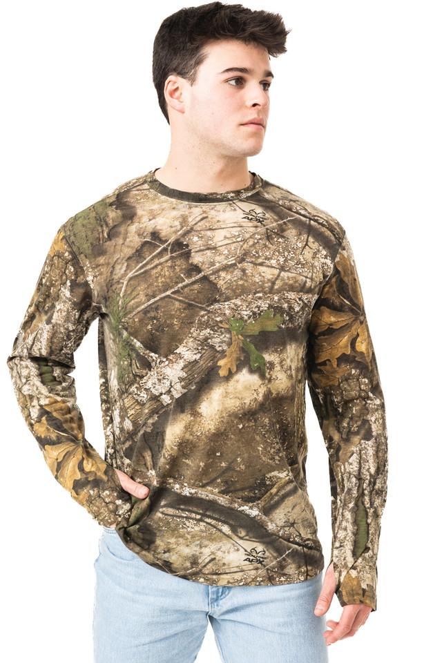 realtree Men's Bamboo Long Sleeve Camo Crewneck | Realtree APX