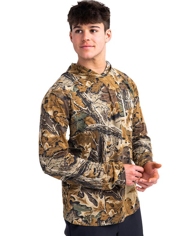 realtree Men's Bamboo Long Sleeve Hooded Camo Shirt | Realtree Advantage Classic