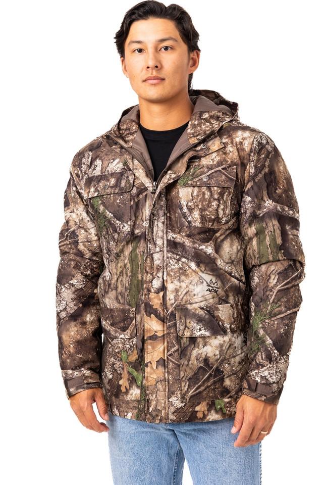 realtree Men's Big Game Water Resistant Insulated Hunting Parka | Realtree APX