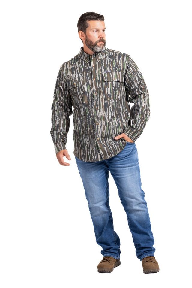 Realtree Men's Button Down Long Sleeve Hunting Camp Shirt | Realtree Original