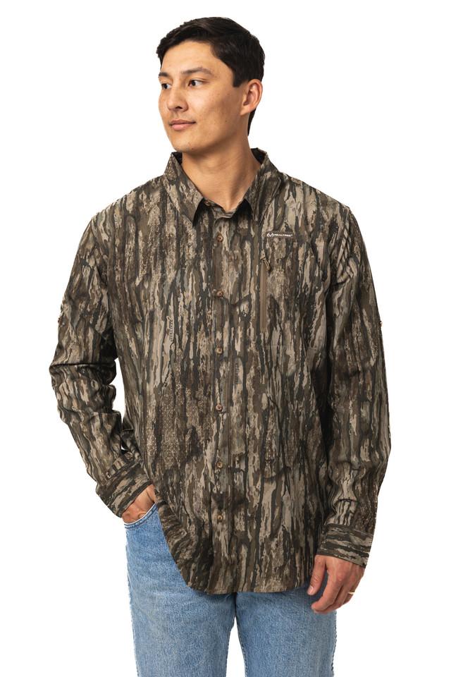 Realtree Men's Button Down Long Sleeve Hunting Shirt | Realtree Legacy
