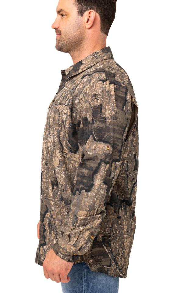Realtree Men's Button Down Long Sleeve Hunting Shirt | Realtree Timber