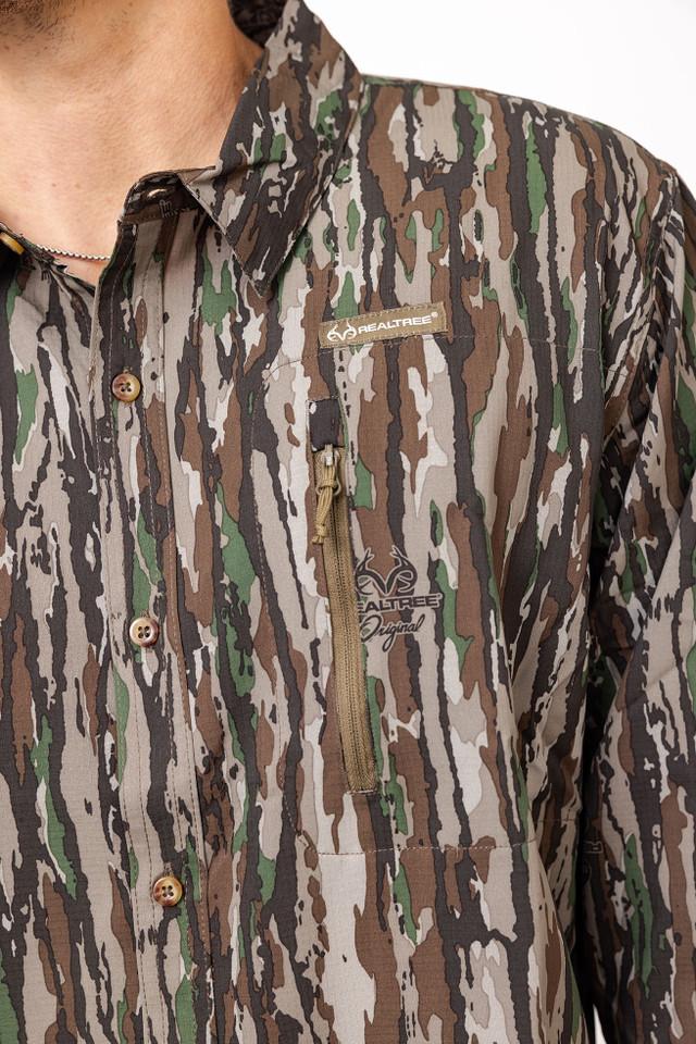 Realtree Men's Button Down Long Sleeve Hunting Shirt | Realtree Original