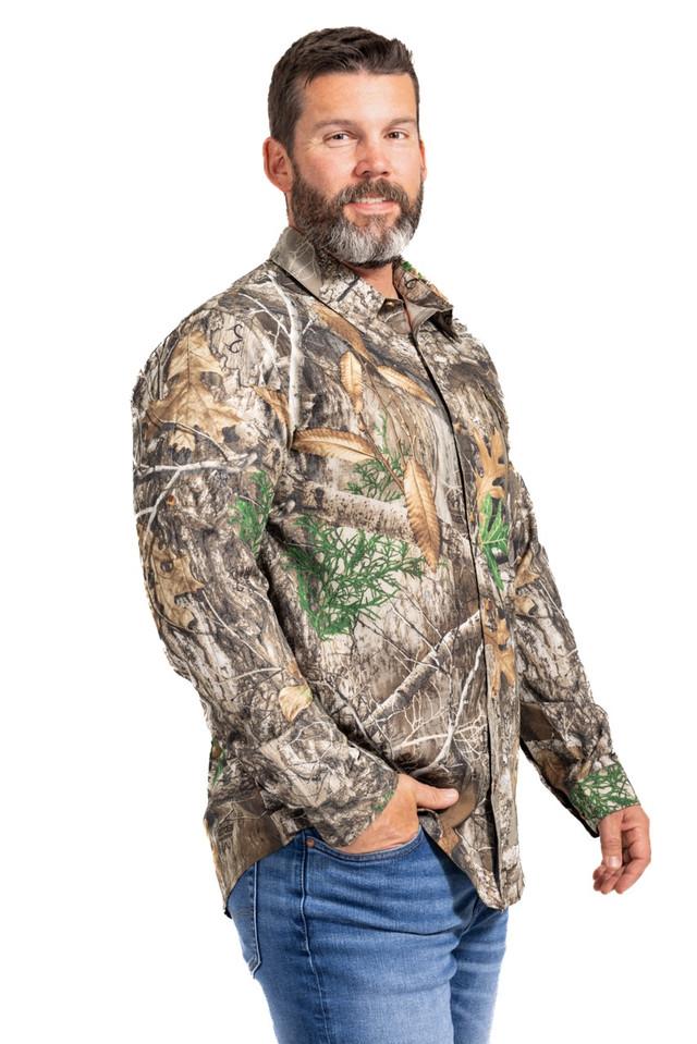 Realtree Men's Button Down Long Sleeve Hunting Shirt | Realtree EDGE