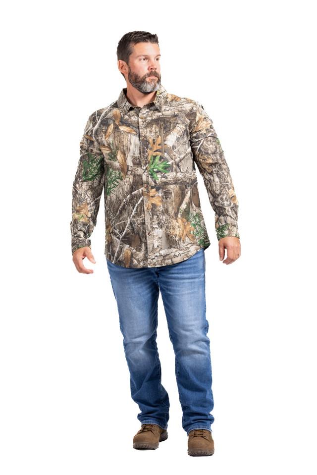 Realtree Men's Button Down Long Sleeve Hunting Shirt | Realtree EDGE