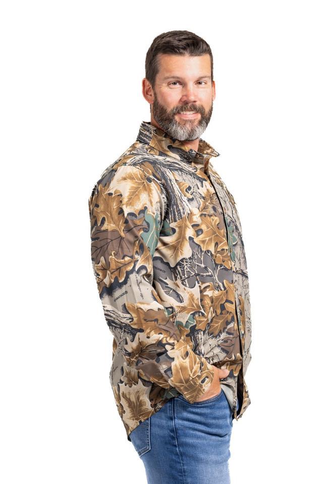 Realtree Men's Button Down Long Sleeve Hunting Shirt | Realtree Advantage Classic
