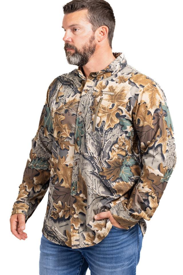 Realtree Men's Button Down Long Sleeve Hunting Shirt | Realtree Advantage Classic