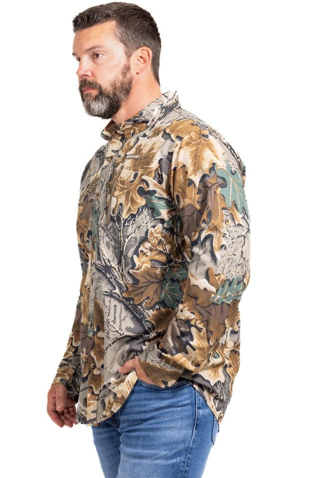 Realtree Men's Button Down Long Sleeve Hunting Shirt | Realtree Advantage Classic