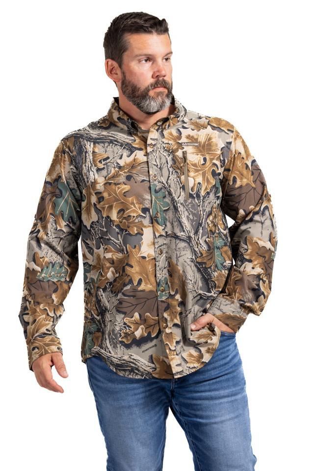 realtree Men's Button Down Long Sleeve Hunting Shirt | Realtree Advantage Classic