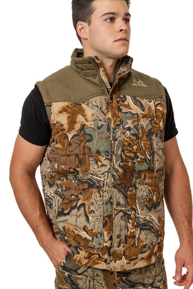 Realtree Men's Camo Puffer Vest | Realtree Advantage Classic