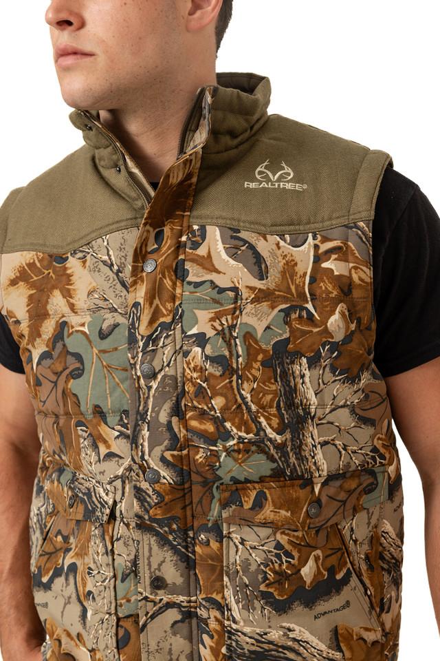 Realtree Men's Camo Puffer Vest | Realtree Advantage Classic