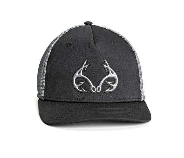 Realtree Men's Fishing Blackout Performance Fitted Hat | Realtree