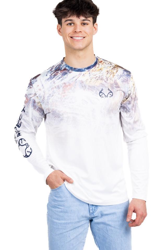 Realtree Men's Fishing Parachute Performance Original Long Sleeve Shirt | Realtree Aspect