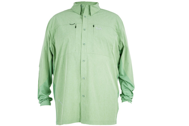 realtree Men's Green Button Down Long Sleeve Guide Shirt | Realtree