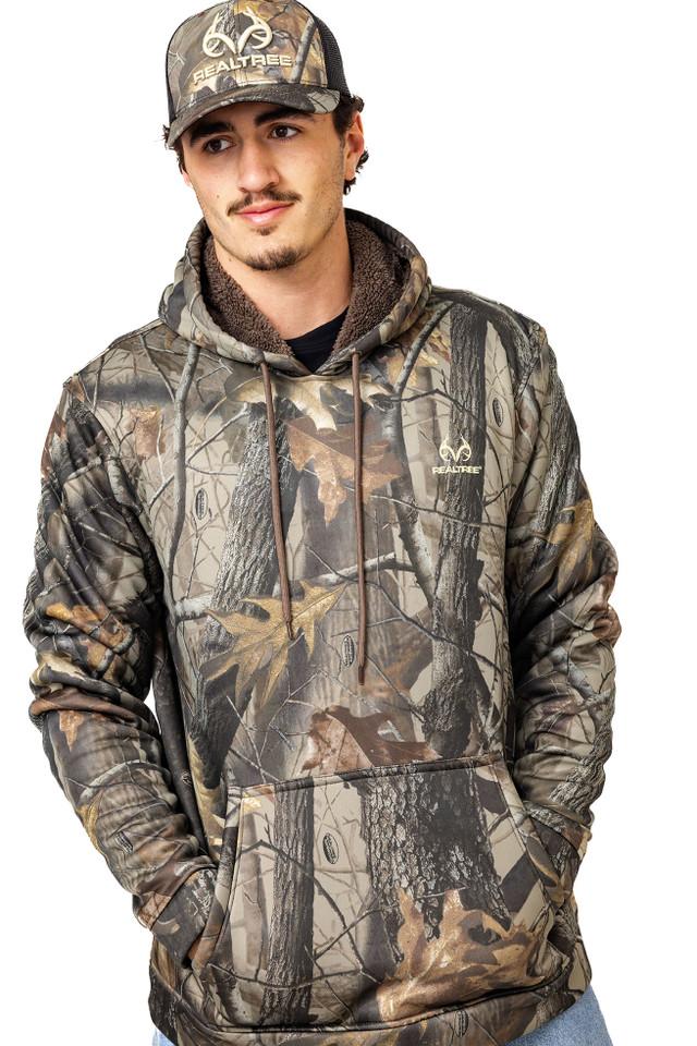 realtree Men's High Pile Camo Hoodie | Realtree Hardwoods