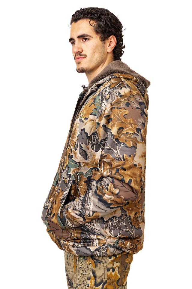 Realtree Men's High Pile Camo Jacket | Realtree Advantage Classic