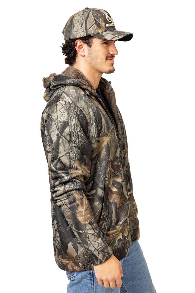 Realtree Men's High Pile Camo Jacket | Realtree Hardwoods
