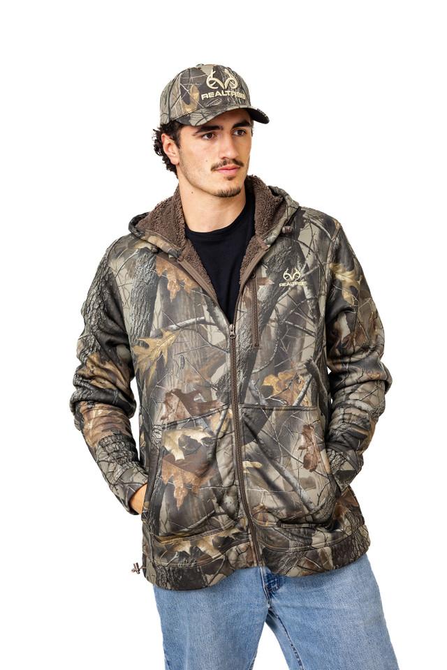realtree Men's High Pile Camo Jacket | Realtree Hardwoods