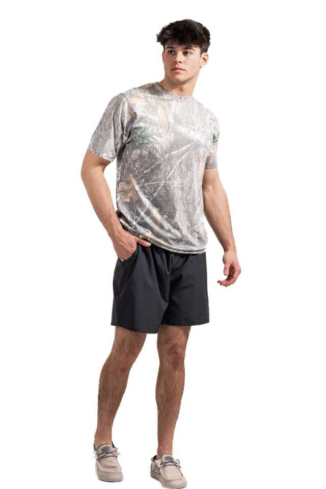 Realtree Men's Lined Black Short | Realtree XTREME Colors