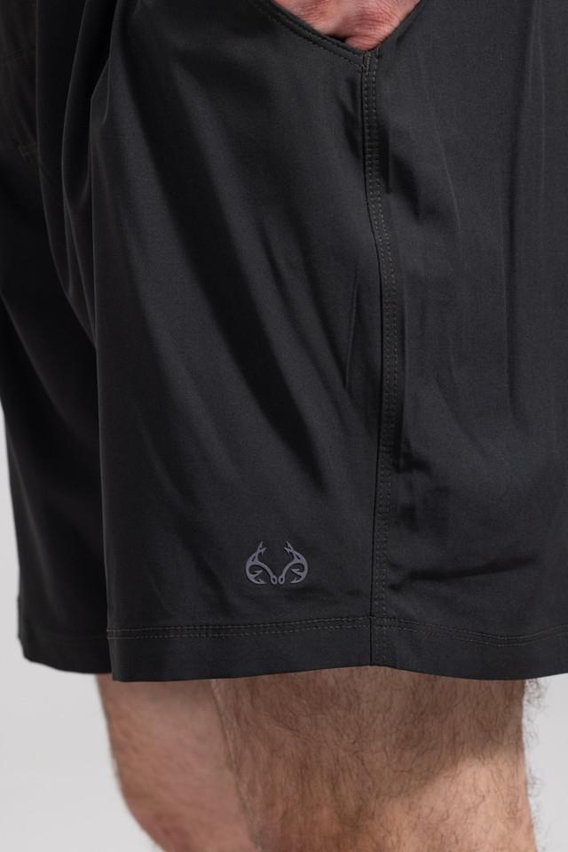 realtree Men's Lined Black Short | Realtree XTREME Colors