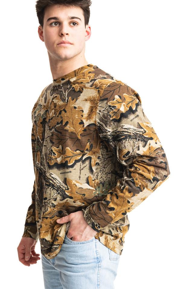 Realtree Men's Long Sleeve Cotton Hunting Shirt | Realtree Advantage Classic