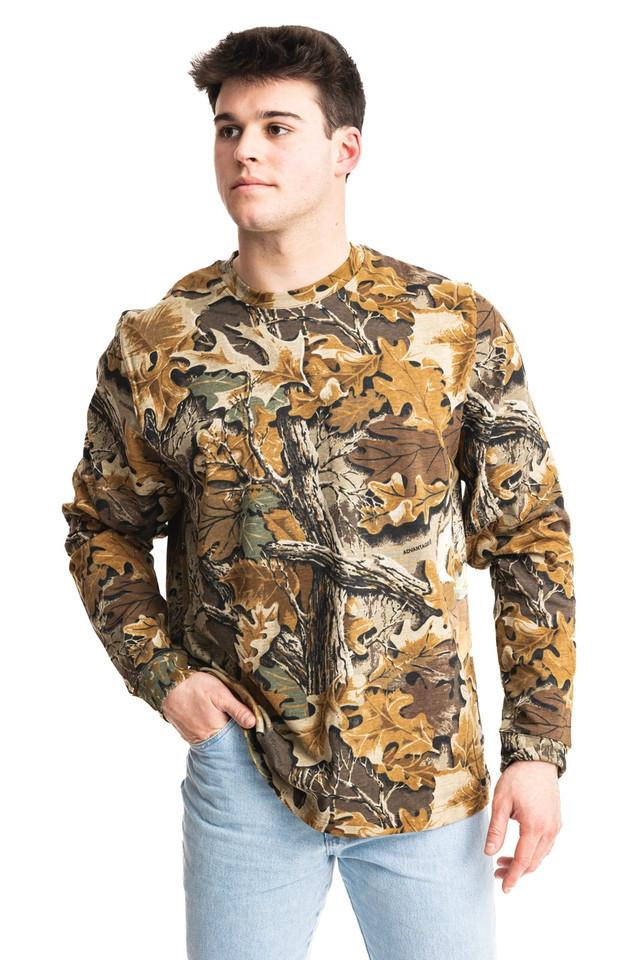 Realtree Men's Long Sleeve Cotton Hunting Shirt | Realtree Advantage Classic