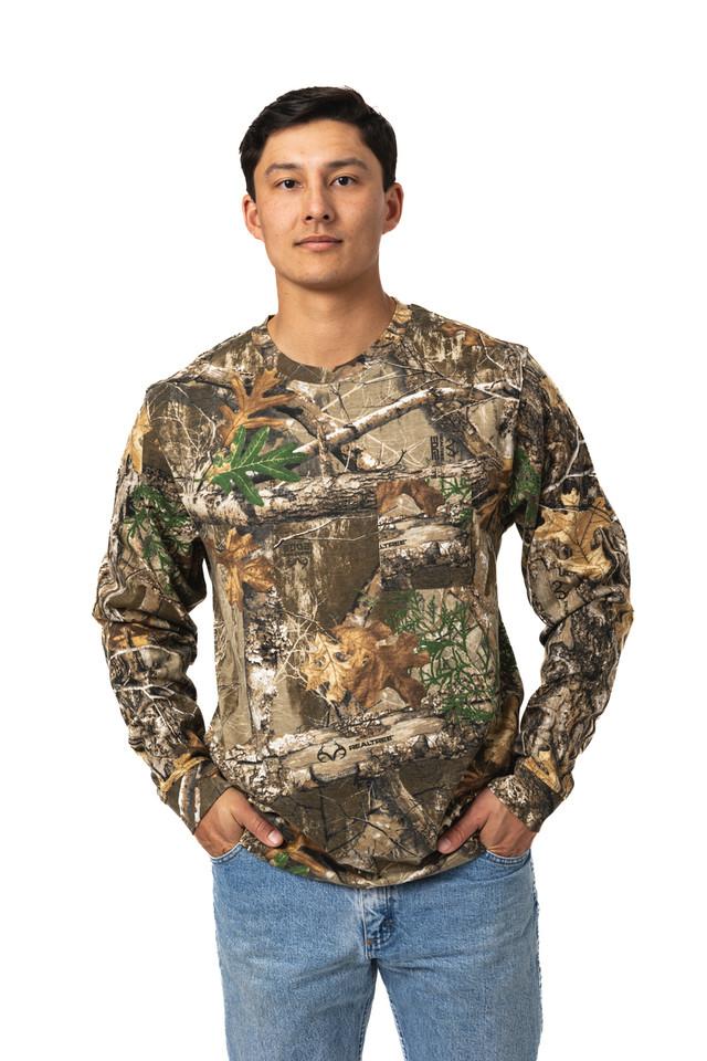 Realtree Men's Long Sleeve Cotton Pocket Hunting Shirt | Realtree EDGE