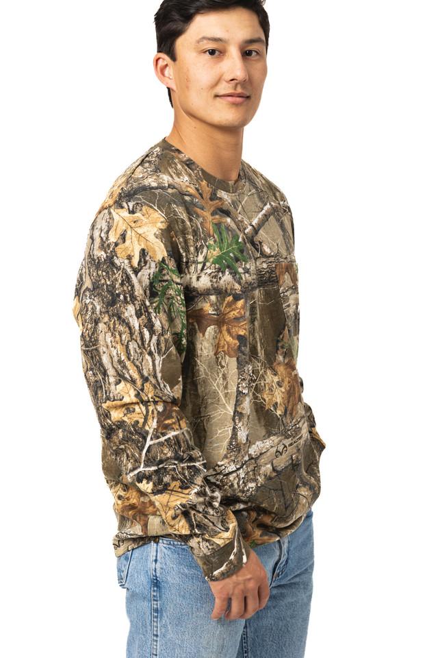 Realtree Men's Long Sleeve Cotton Pocket Hunting Shirt | Realtree EDGE