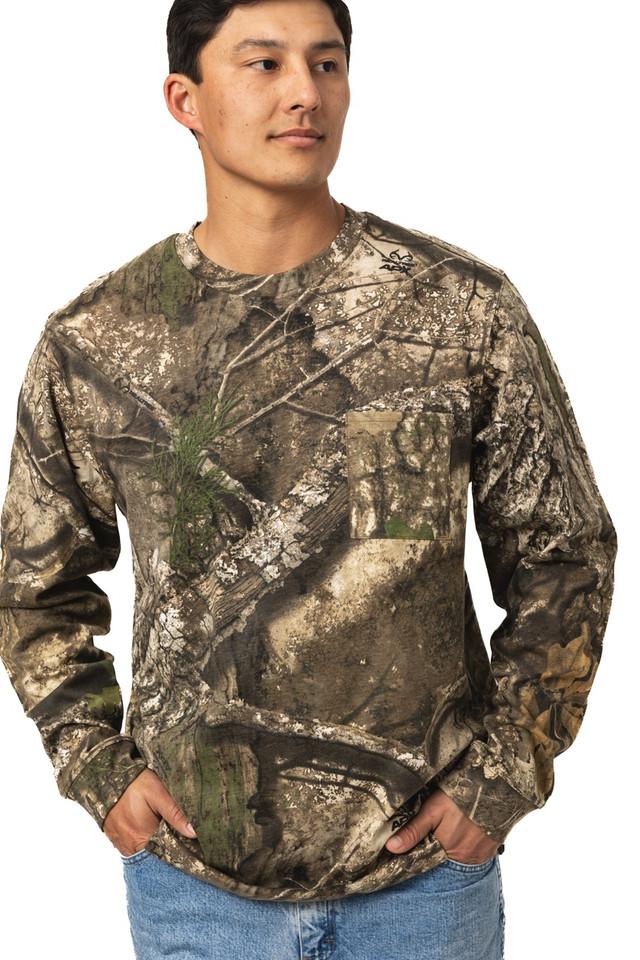 Realtree Men's Long Sleeve Cotton Pocket Hunting Shirt | Realtree APX