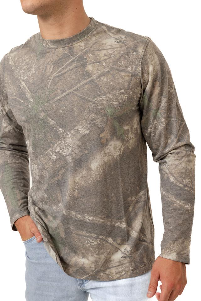 Realtree Men's Long Sleeve Tri-Blend Camo Shirt | Realtree APX