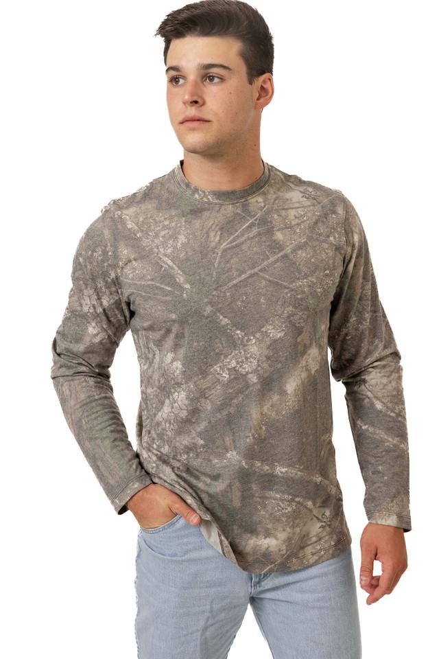 Realtree Men's Long Sleeve Tri-Blend Camo Shirt | Realtree APX