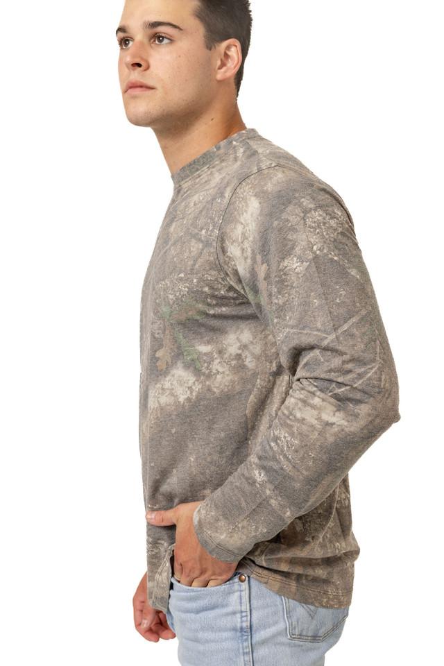Realtree Men's Long Sleeve Tri-Blend Camo Shirt | Realtree APX