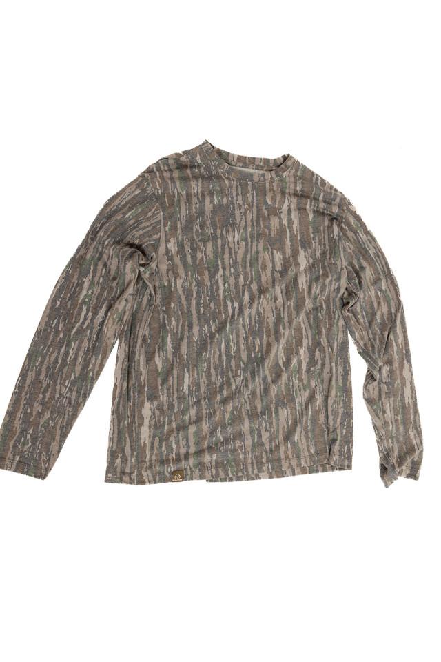 Realtree Men's Long Sleeve Tri-Blend Camo Shirt | Realtree Original