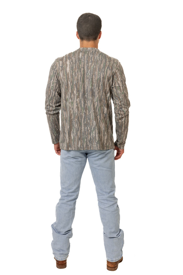 Realtree Men's Long Sleeve Tri-Blend Camo Shirt | Realtree Original